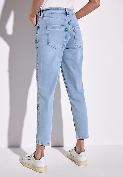 STREET ONE Loose-fit-Jeans, High Waist günstig online kaufen