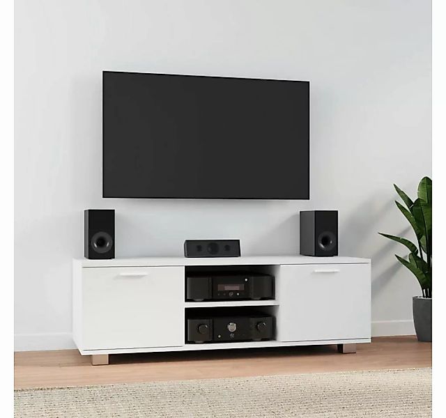 vidaXL TV-Schrank TV-Schrank Weiß 120x40,5x35 cm Holzwerkstoff (1-St) günstig online kaufen