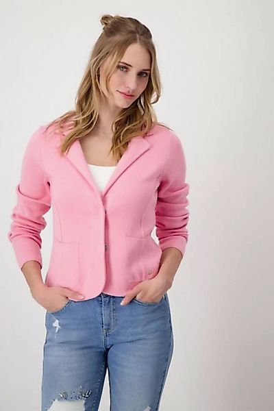 Monari Strickjacke Blazer, pink smoothie günstig online kaufen