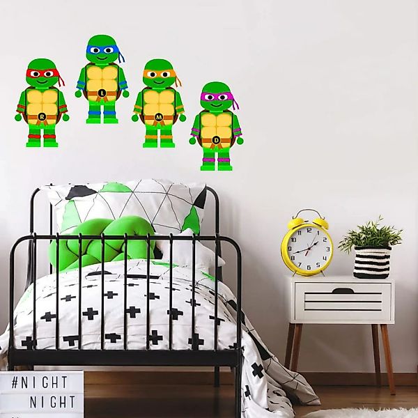 Wall-Art Wandtattoo "Teenage Mutant Ninja Turtles", (1 St.), selbstklebend, günstig online kaufen