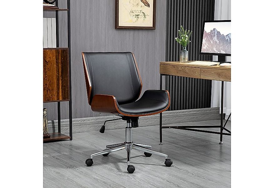 Vinsetto Schreibtischstuhl Höhenverstellbarer Schreibtischstuhl (Drehstuhl, günstig online kaufen