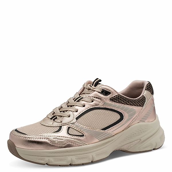 Tamaris Plateausneaker, Freizeitschuh, Halbschuh, Schnürer, Details in Meta günstig online kaufen