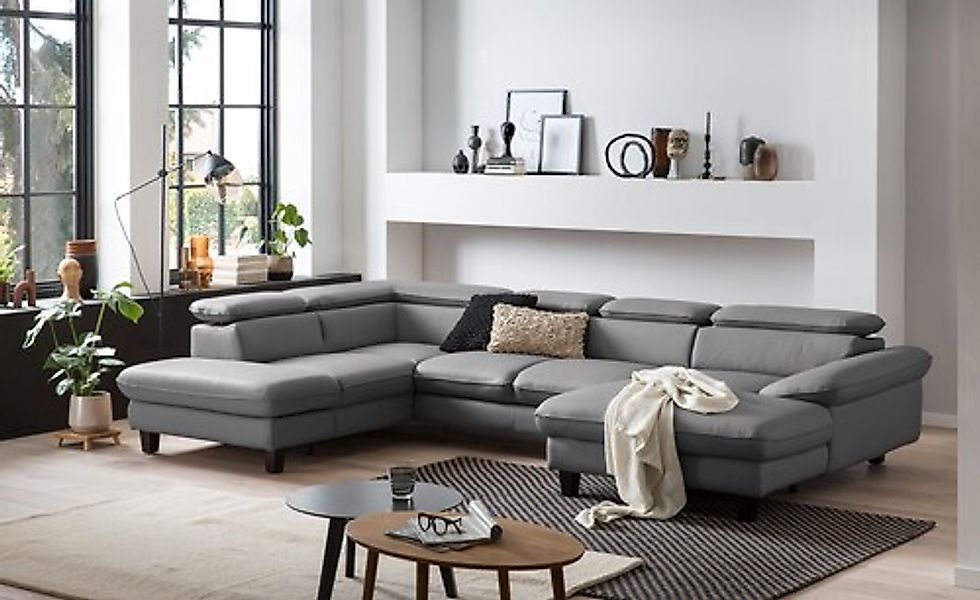 Home affaire Wohnlandschaft »Pilot U-Form« mit Kopfteilverstellung, wahlwei günstig online kaufen