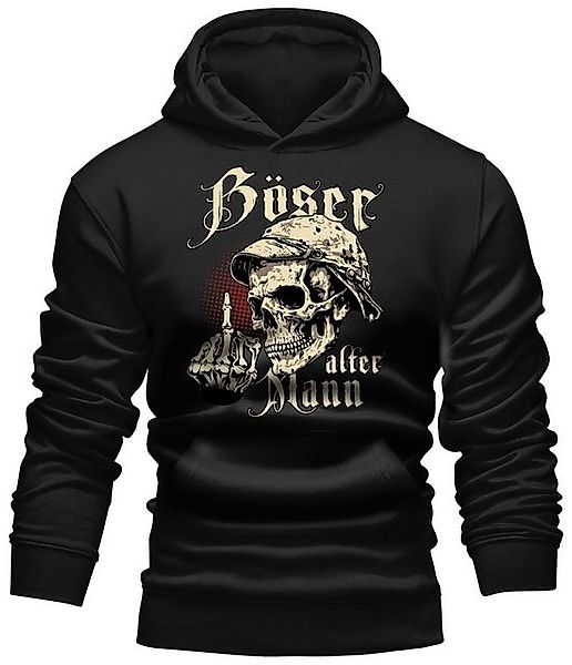 LOBO NEGRO® Kapuzensweatshirt Hoodie für den etwas älteren Nörgler: Böser A günstig online kaufen