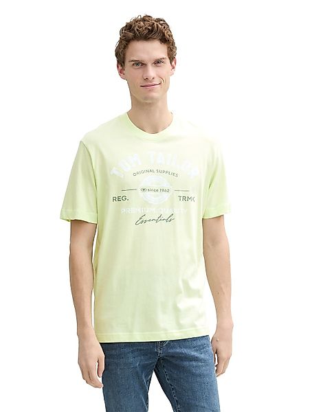 Tom Tailor Herren T-Shirt LOGO - Regular Fit günstig online kaufen