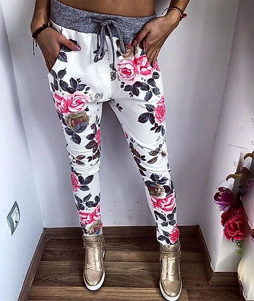 RMK Jogginghose Damen Sporthose Freizeithose Rosen günstig online kaufen