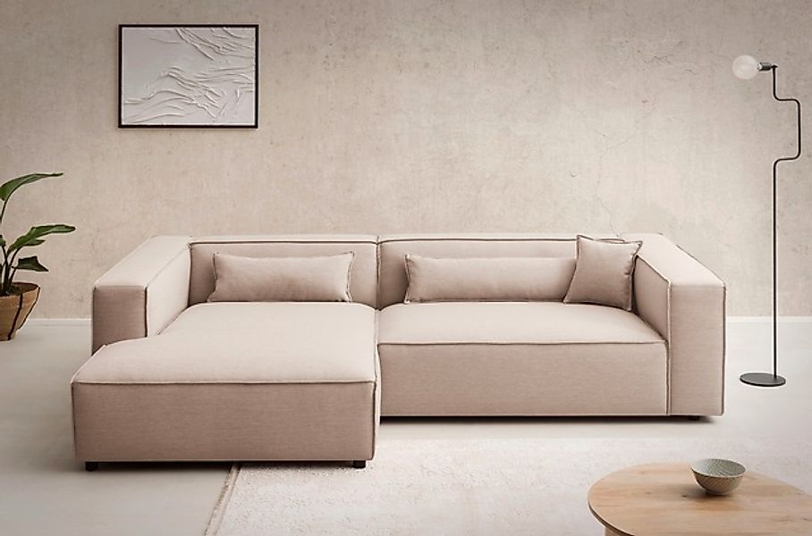 LeGer Home by Lena Gercke Ecksofa »PIARA XXL, Big-Sofa in Cord oder Leineno günstig online kaufen