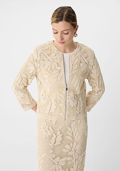 Comma Jackenblazer Häkel-Jacke im Boxy Fit günstig online kaufen