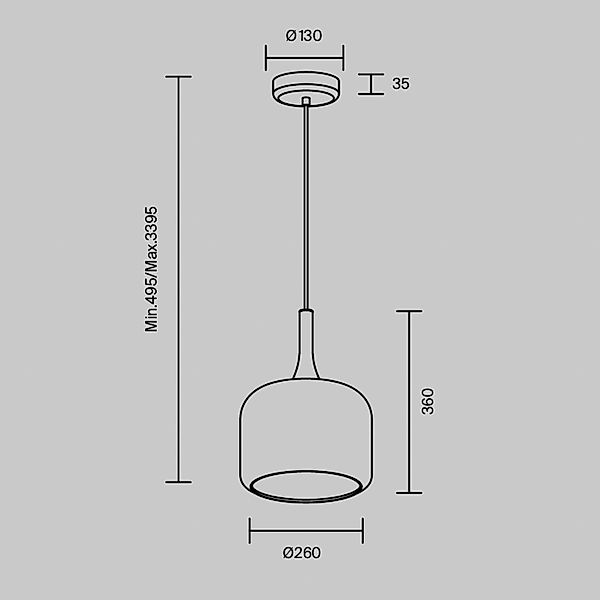 Maytoni LED-Hängeleuchte Spirito, weiß, Glas, Ø 26 cm günstig online kaufen