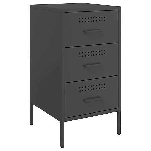 vidaXL Nachttisch Nachttisch Schwarz 36x39x68 cm günstig online kaufen