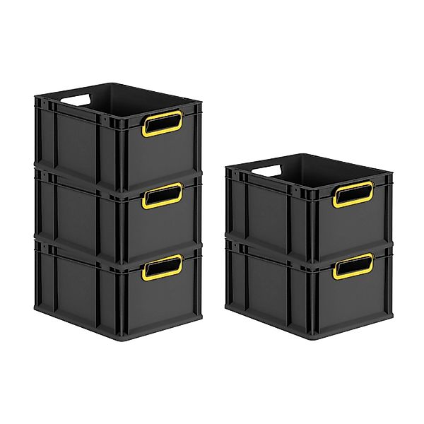 PROREGAL SparSet 5x Eurobox Nextgen Color HxBxT 22x30x40cm 20 Liter Griffe günstig online kaufen
