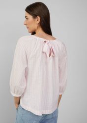 s.Oliver Kurzarmbluse Bluse Streifenbluse mit Raffung günstig online kaufen