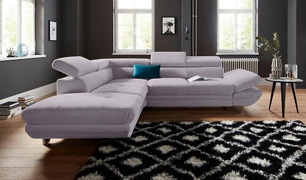 COTTA Ecksofa »Enterprise L-Form«, mit Arm- & Kopfteilverstellung, wahlweis günstig online kaufen