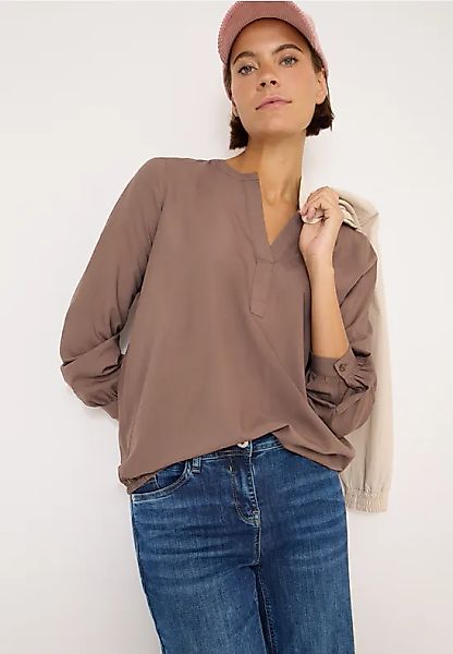 Split Neck Bluse günstig online kaufen