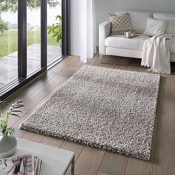 TaraCarpet Langflor-Teppich Venezia Shaggy, rechteckig, Höhe: günstig online kaufen