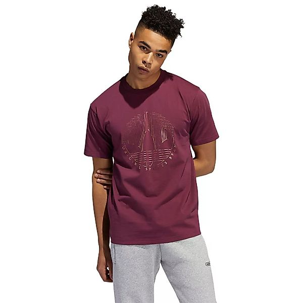 Adidas Originals Deco Trefoil Kurzarm T-shirt L Victory Crimson günstig online kaufen