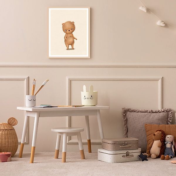 Lüttenhütt Bild mit Rahmen "oder Poster, Bär", Bär-Fantasy-Tiere, (1 St.), günstig online kaufen