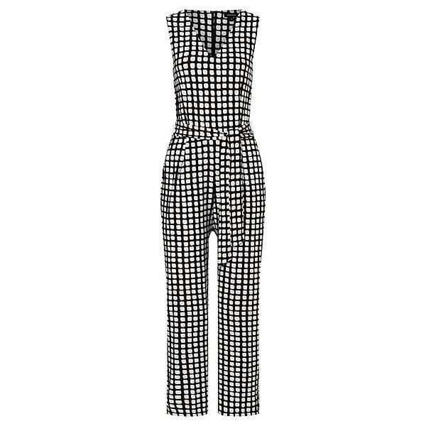 MORE&MORE Regular-fit-Jeans Printed Slinky Jumpsuit günstig online kaufen