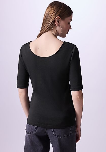 STREET ONE STUDIO T-Shirt aus softem günstig online kaufen