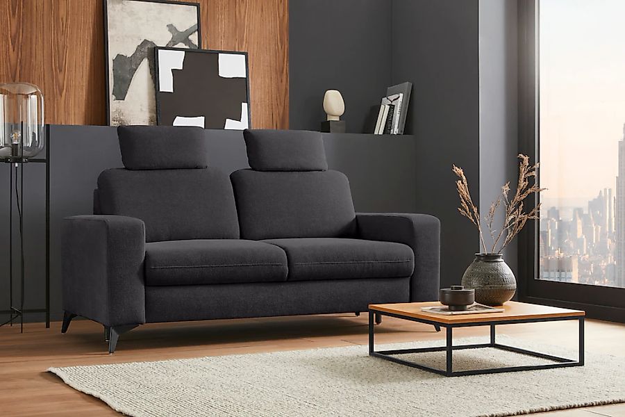 Home affaire 2,5-Sitzer "Lolland" mit Federkern, auch mit abwischbarem Bezu günstig online kaufen