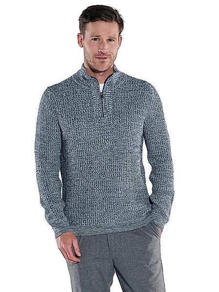 Engbers Stehkragenpullover Herren Pullover Polokragen, Mittelblau günstig online kaufen