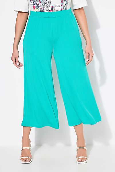 Ulla Popken Funktionshose Culotte Struktur wadenlang günstig online kaufen