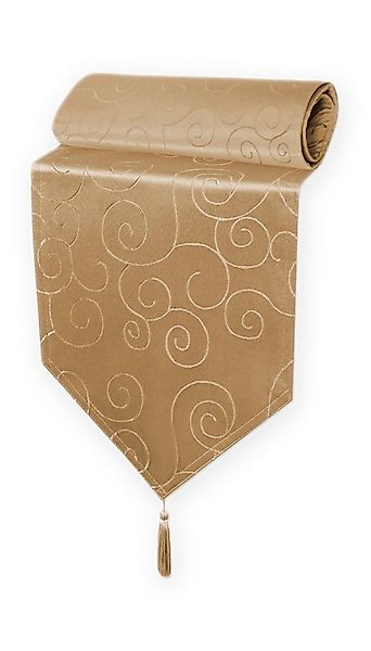 Haus und Deko Tischdecke Tischläufer Damast Ornamente klassisch Tischdecke günstig online kaufen