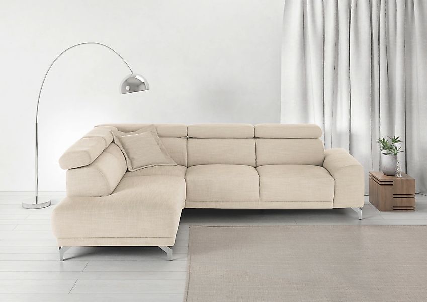 3C Candy Ecksofa "Greve Sofa immer mit manuelle Kopfteilverstellungen, mode günstig online kaufen