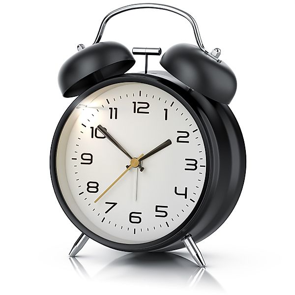 BEARWARE Wecker Analog, rund, Beleuchtet, Retro, günstig online kaufen