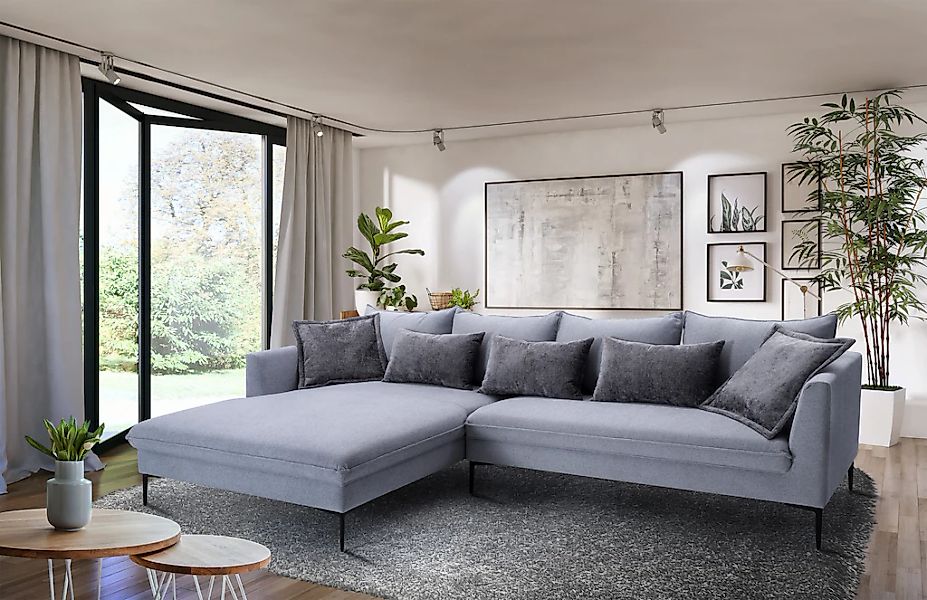 exxpo - sofa fashion Ecksofa "Piazza, elegant und edel, Designsofa mit toll günstig online kaufen