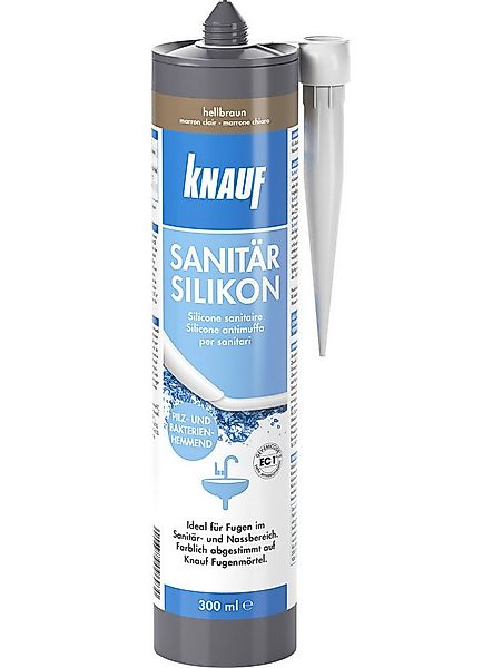 KNAUF Silikon Knauf Sanitär Silikon hellbraun 300 ml günstig online kaufen