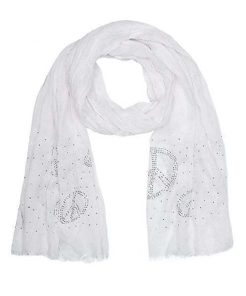 Cassandra Accessoires Schal "Peace", luftig leicht gewebt, mit glitzernden günstig online kaufen