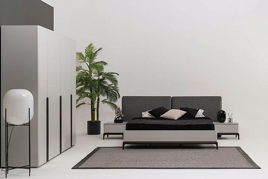 JVmoebel Bett Bett Polster Design Luxus Doppel Hotel Betten Holz Möbel Hell günstig online kaufen