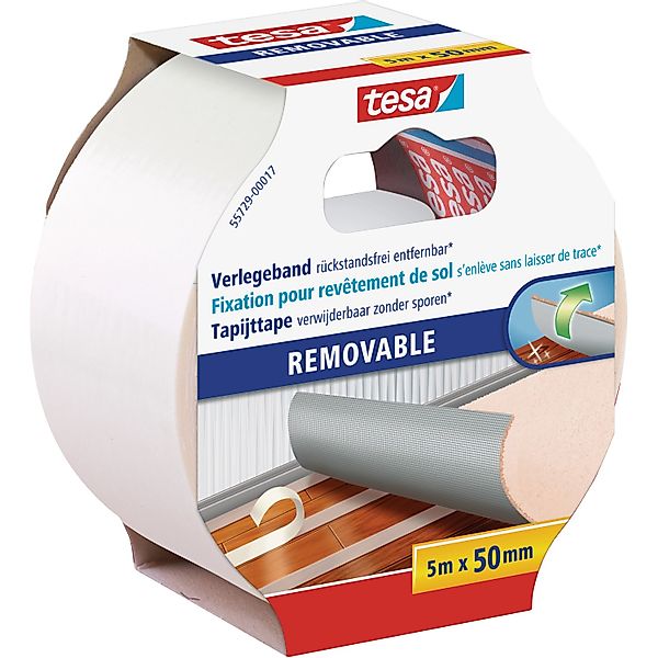 tesa PVC-Kleber tesa Verlegeband 5 m x 50 mm günstig online kaufen