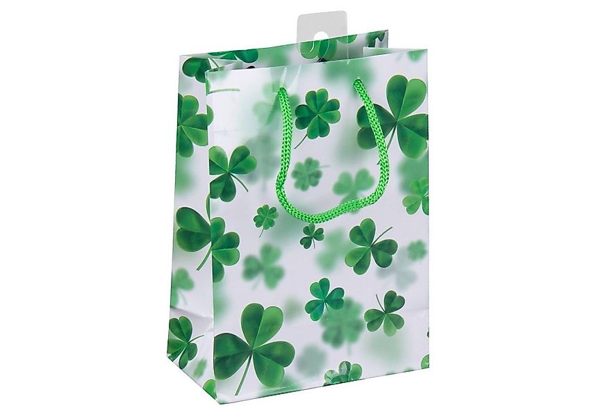 Idena Tragetasche Idena Geschenkt. FSC-Mix Glücksklee, S 16x12x6cm günstig online kaufen