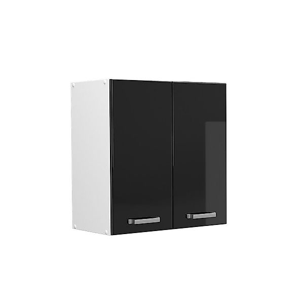 Vicco Schranksystem R-Line, Schwarz Hochglanz/Weiß, 60 günstig online kaufen