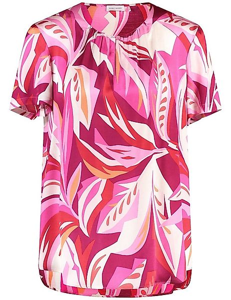 GERRY WEBER Blusentop Satinierte Kurzarmbluse mit günstig online kaufen