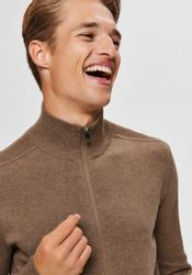 Selected Strickjacke SLHBERG FULL ZIP CARDIGAN günstig online kaufen