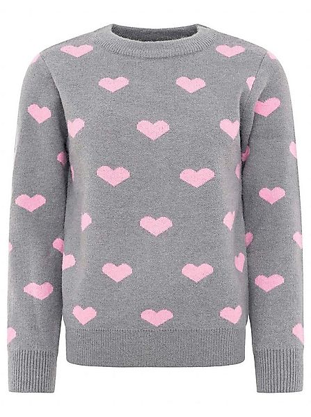 Zwillingsherz Rundhalspullover Strickpullover "Herz" günstig online kaufen