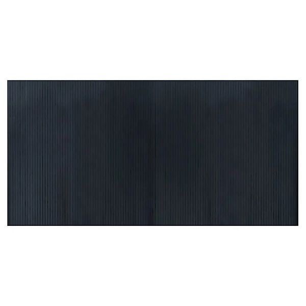 vidaXL Teppich Rechteckig Grau 100x200 cm Bambus 376808 günstig online kaufen