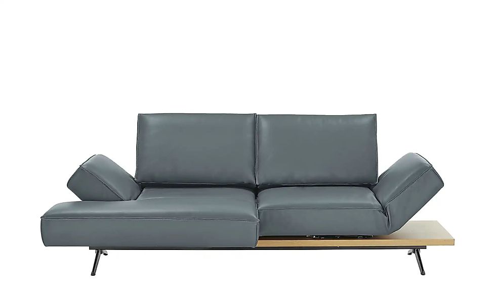 KOINOR Ecksofa Echtleder Phoenix ¦ blau ¦ Maße (cm): B: 240 H: 116 T: 132 P günstig online kaufen