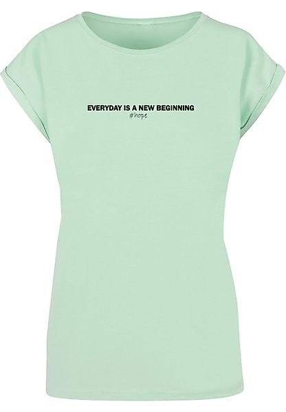Merchcode T-Shirt "Merchcode Damen Ladies Hope Extended Shoulder Tee", (1 t günstig online kaufen