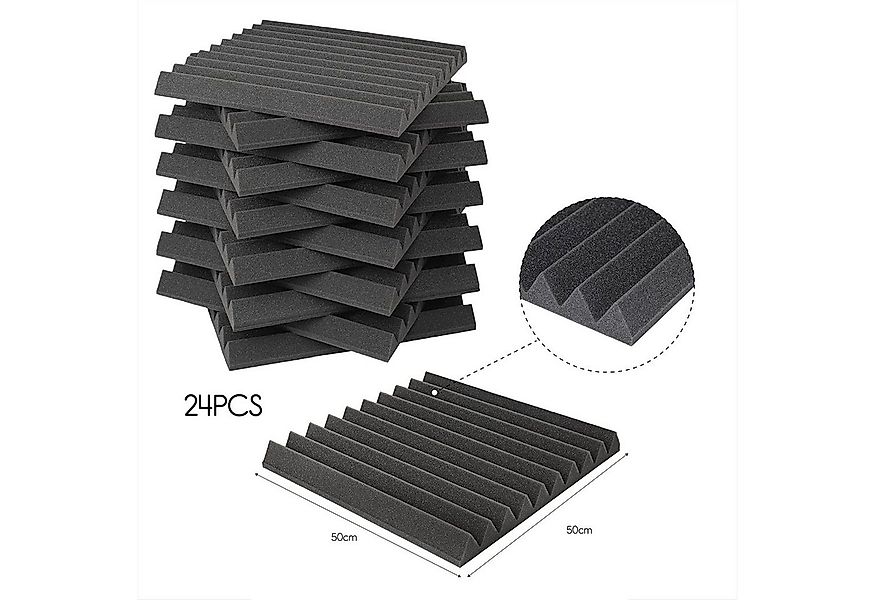 sunnypillow Akustikplatte Akustikschaumstoff Schalldämmmatten zur effektive günstig online kaufen