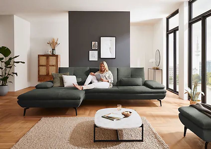 Die PlanBar Ecksofa »MP-IN23002 L-Form« wahlweise mit Armteil- und Sitztief günstig online kaufen