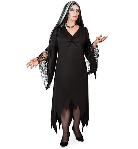 Fries Hexen-Kostüm Hexe Muriel Hexen Kostüm Kleid mit Spinnennetz Karneval günstig online kaufen