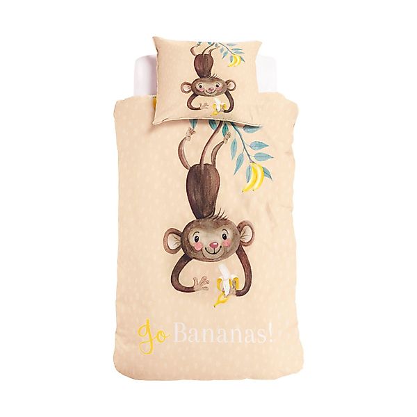 Little Monster Kinderbettwäsche Little Monster Go Banana's Bettwäsche-Set, günstig online kaufen