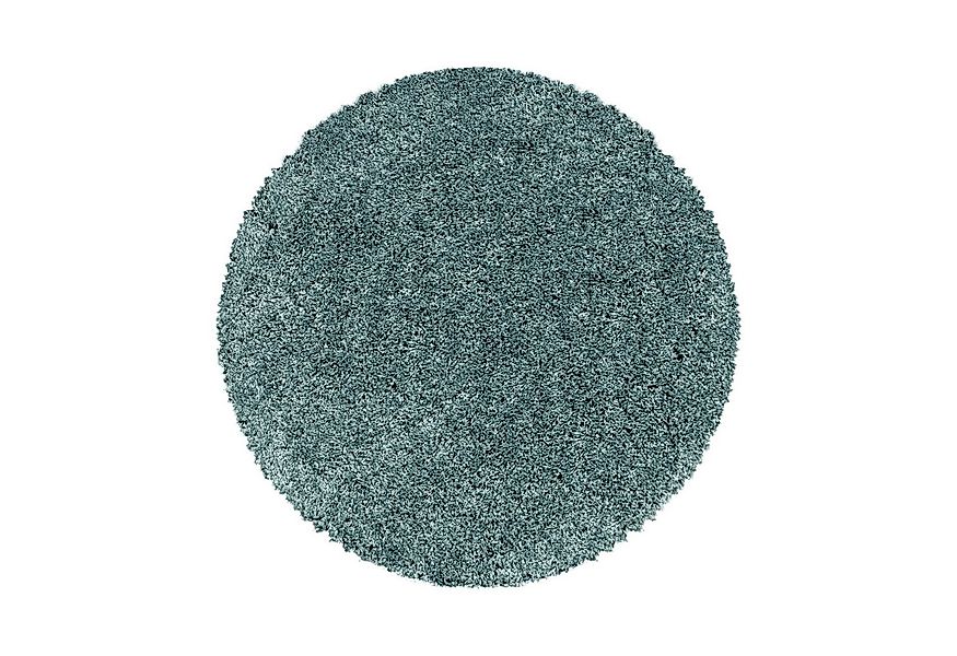Carpettex Hochflor-Teppich Unicolor - Einfarbig, Rund, Höhe: 30 mm, Einfarb günstig online kaufen