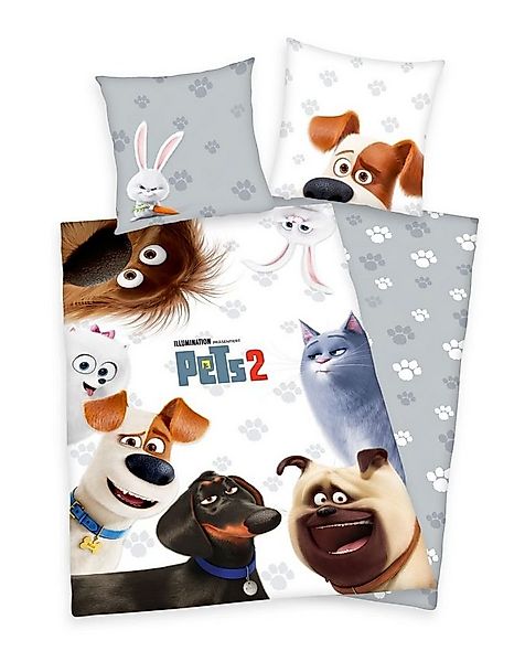 Herding Bettwäsche Pets 2 135x200cm Hund Katze Hase Haustiere, Microfaser, günstig online kaufen