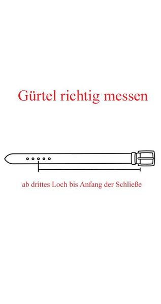 VITTOZZI Ledergürtel 953-MO-40 günstig online kaufen