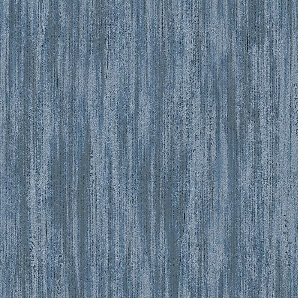 Vliestapete Monochrome Mid Blue Deep Sea 10,05 m x 0,53 m Blau FSC® günstig online kaufen